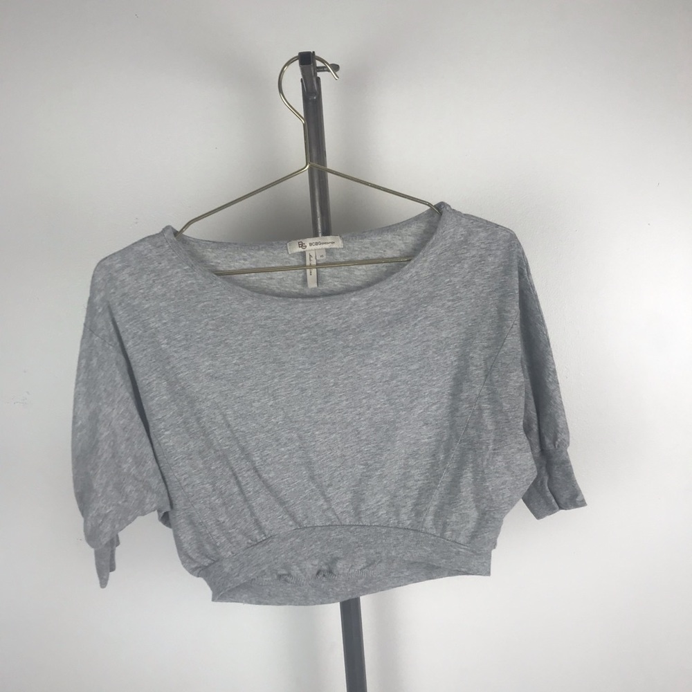 Grey crop top